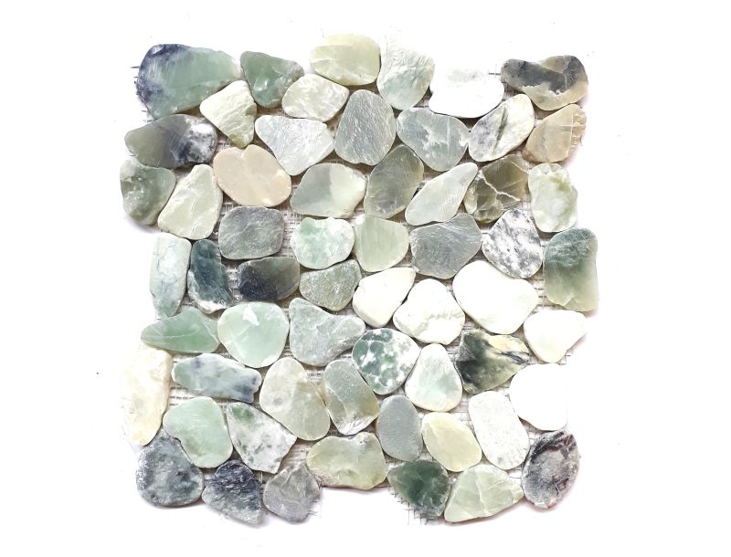 SLICED MOON GREEN JADE